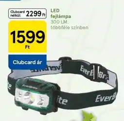 Tesco LED fejlámpa ajánlat