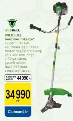 Tesco WILDBULL benzinés fűkasza ajánlat