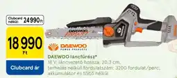 Tesco DAEWOO láncfűrész ajánlat