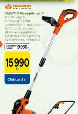 Tesco Daewoo fűszegélynyíró ajánlat