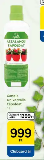 Tesco Sandis univerzális tápoldat ajánlat