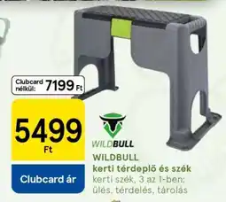 Tesco WILDBULL kerti térdeplő és szék ajánlat