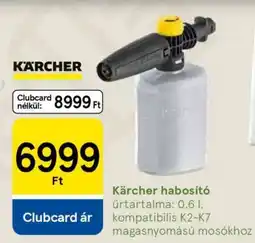 Tesco Kärcher habosító ajánlat