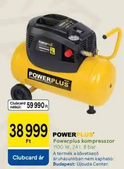 Tesco Powerplus kompresszor ajánlat