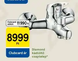 Tesco Diamond kádtöltő csaptelep ajánlat