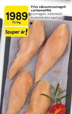 Tesco Friss vákuumcsomagolt csirkemellfilé ajánlat