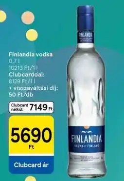 Tesco FINLANDIA Vodka ajánlat