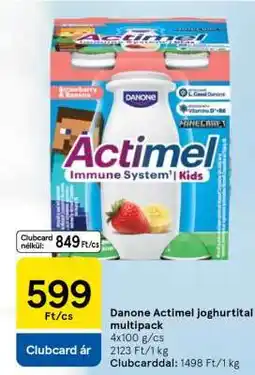 Tesco Danone Actimel joghurtital multipack ajánlat