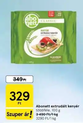 ABONETT Extrudált kenyér