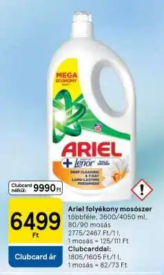 Tesco ARIEL Folyékony mosószer ajánlat