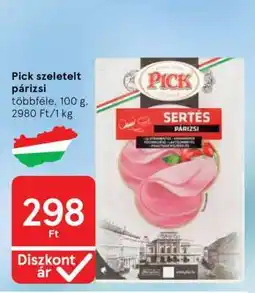 Tesco Pick szeletelt párizsi ajánlat