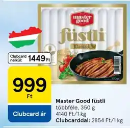 Tesco MASTER GOOD FÜSTLI ajánlat
