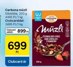 Tesco CERBONA Müzli ajánlat