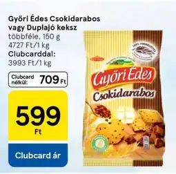 Tesco Győri Édes Csokidarabos vagy Duplajó keksz ajánlat