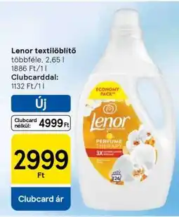 Tesco Lenor textilöblítő ajánlat