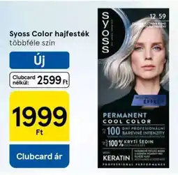 Tesco Syoss Color hajfesték ajánlat