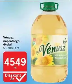Tesco VÉNUSZ Napraforgó-étolaj ajánlat