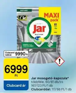 Tesco Jar mosogató-kapszula ajánlat