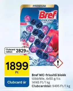 Tesco Bref WC-frissítő blokk ajánlat
