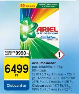 Tesco ARIEL Mosószer ajánlat