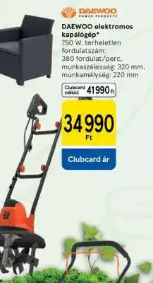 Tesco Daewoo elektromos kapálógép ajánlat