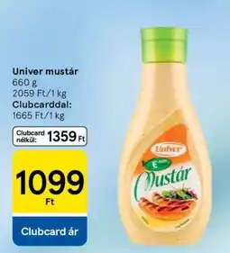Tesco UNIVER﻿﻿ Mustár ajánlat