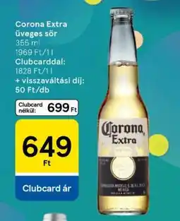Tesco Corona Extra üveges sör ajánlat