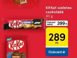 Tesco Kitkat szeletes csokoládé ajánlat