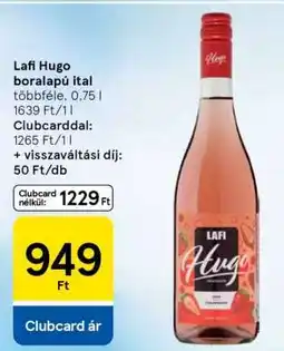 Tesco Lafi Hugo boralapú ital ajánlat