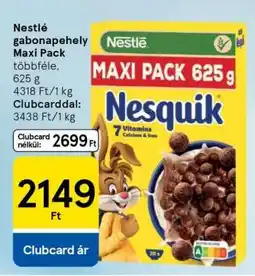Tesco Nestlé gabonapehely Maxi Pack ajánlat