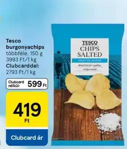 Tesco Tesco burgonyachips ajánlat