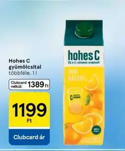 Tesco Hohes C gyümölcsital ajánlat