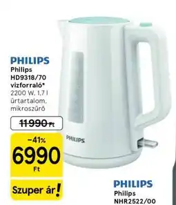 Tesco Philips HD9318/70 vízforraló ajánlat