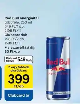 Tesco RED BULL Energiaital ajánlat