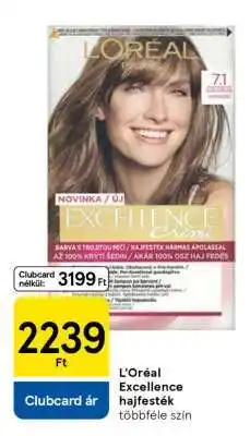Tesco L'Oréal Excellence hajfesték ajánlat