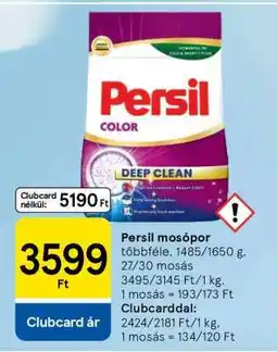 Tesco Persil mosópor ajánlat