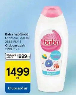 Tesco Baba habfürdő ajánlat