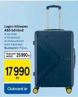 Tesco Lagos közepes ABS bőrönd ajánlat