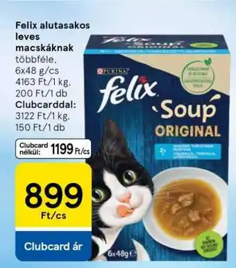 Tesco Felix alutasakos leves macskáknak ajánlat