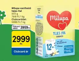 Tesco Milupa vaníliaízű tejes ital ajánlat