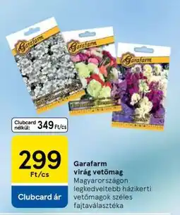 Tesco Garafarm virág vetőmag ajánlat