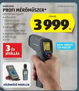 ALDI WORKZONE Profi Műszer ajánlat