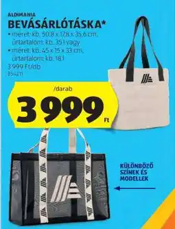 ALDI ALDIMANIA BEVÁSÁRLÓTÁSKA ajánlat