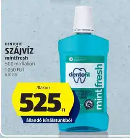 ALDI Dentofit Szájvíz mintfresh ajánlat