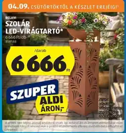 ALDI BELAVI Szolár LED-virágtartó ajánlat