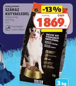 ALDI ROMEO PRÉMIUM SZÁRAZ KUTYAELEDEL ajánlat