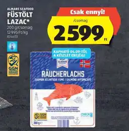 ALDI Almare Seafood Füstölt Lazac ajánlat