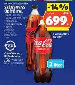 ALDI Coca-Cola / Fanta / Sprite ajánlat