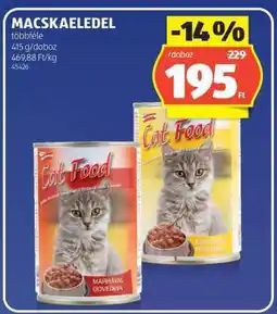 ALDI Macskaeledel ajánlat