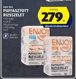 ALDI ENJOY FREE PUFFASZTOTT RIZSSZELET ajánlat